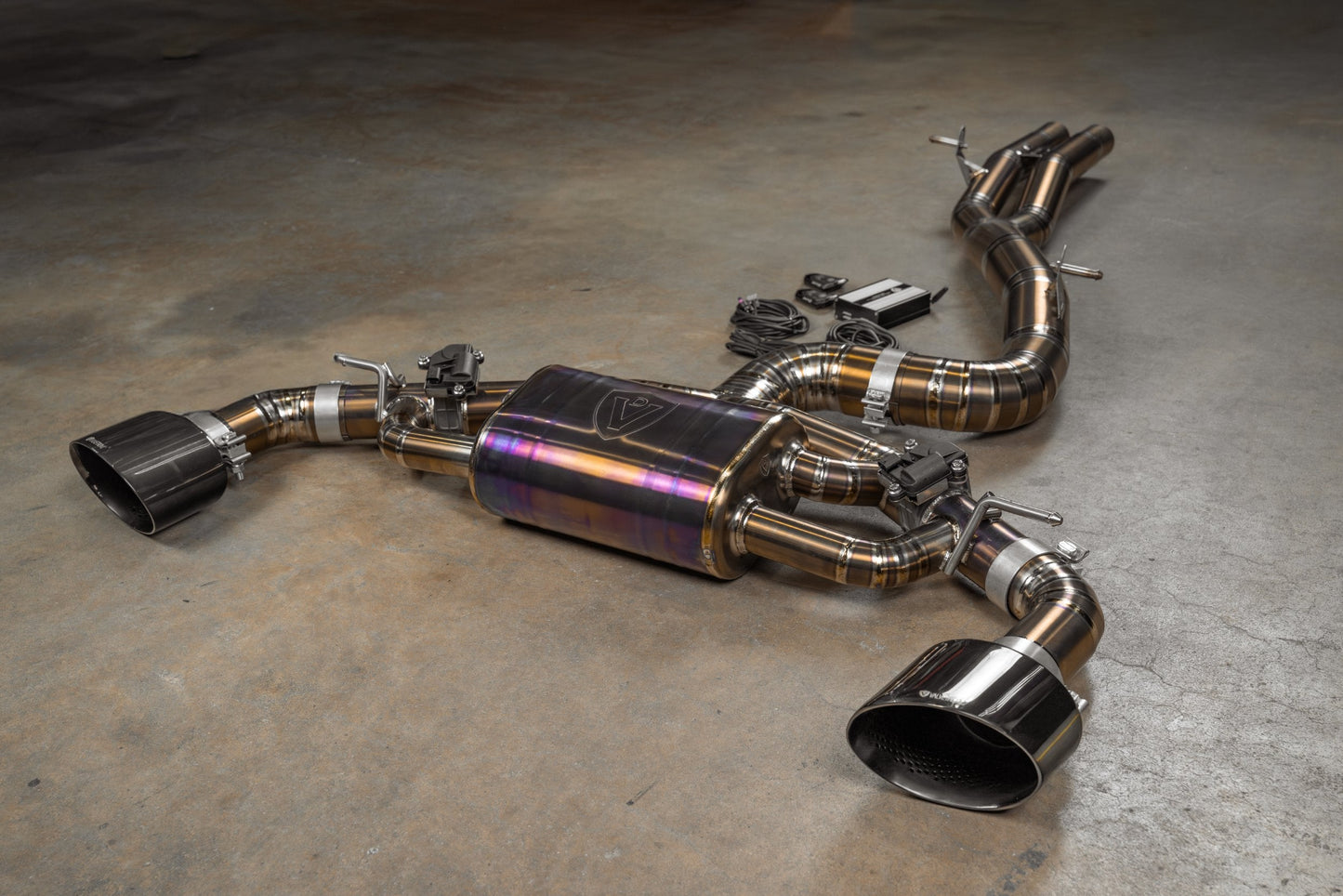 Audi TTRS MK3 Valved Sport Exhaust System - AUD.MK3.VSES.BR-AUD.MK3.VSES.TI-  DRIVEN - 5