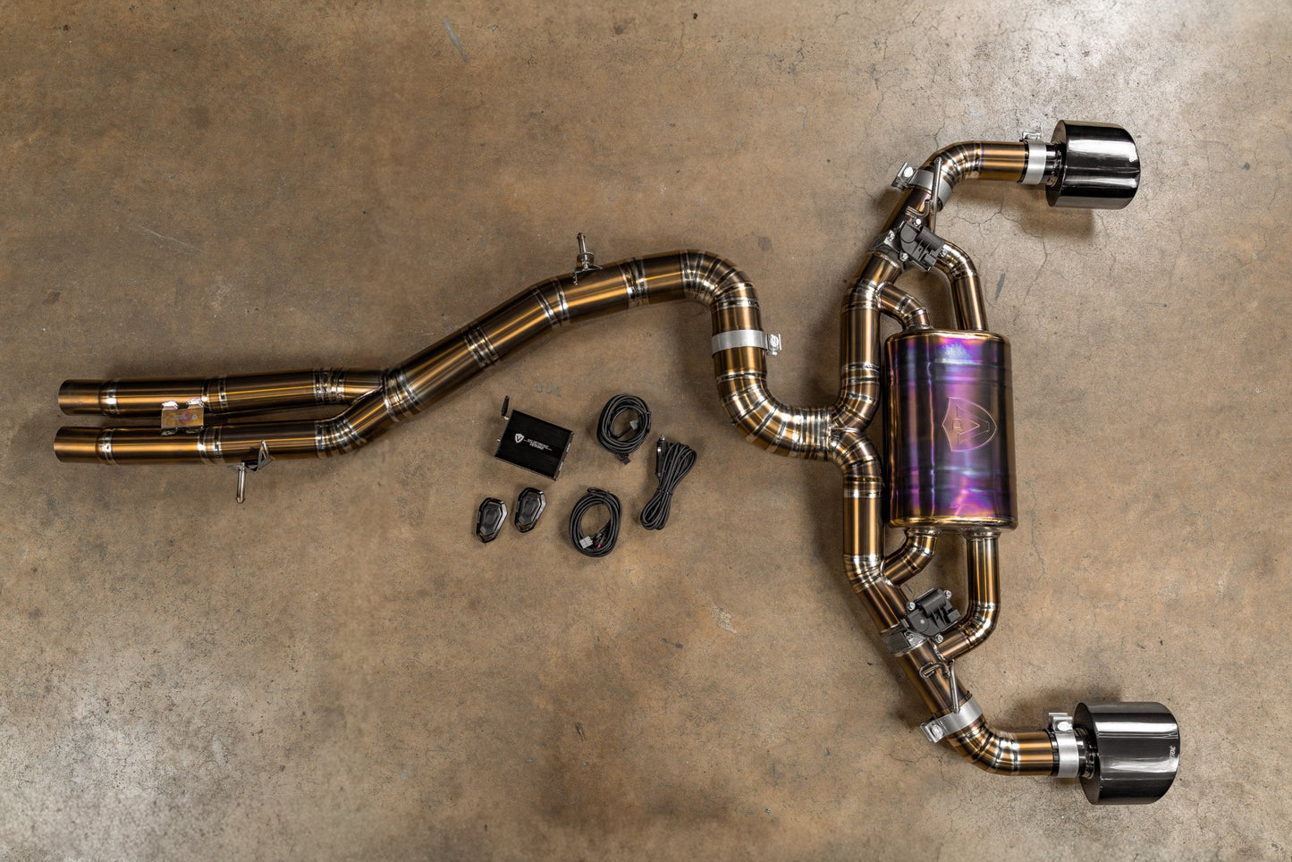 Audi TTRS MK3 Valved Sport Exhaust System - AUD.MK3.VSES.BR-AUD.MK3.VSES.TI-  DRIVEN - 17