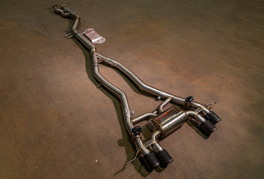 BMW G8x M3 / M4 Valved Sport Exhaust System - BMW.G8X.M3.VSES.BR.BRSH-BMW.G8X.M3.VSES.BR.BRT-BMW.G8X.M3.VSES.BR.BLK-BMW.G8X.M3.VSES.BR.FC-BMW.G8X.M3.VSES.BR.RC-  DRIVEN - 2