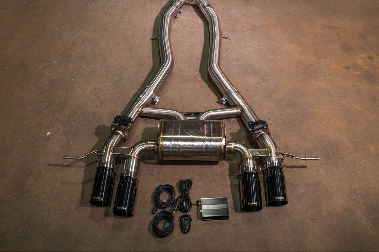 BMW G8x M3 / M4 Valved Sport Exhaust System - BMW.G8X.M3.VSES.BR.BRSH-BMW.G8X.M3.VSES.BR.BRT-BMW.G8X.M3.VSES.BR.BLK-BMW.G8X.M3.VSES.BR.FC-BMW.G8X.M3.VSES.BR.RC-  DRIVEN - 21