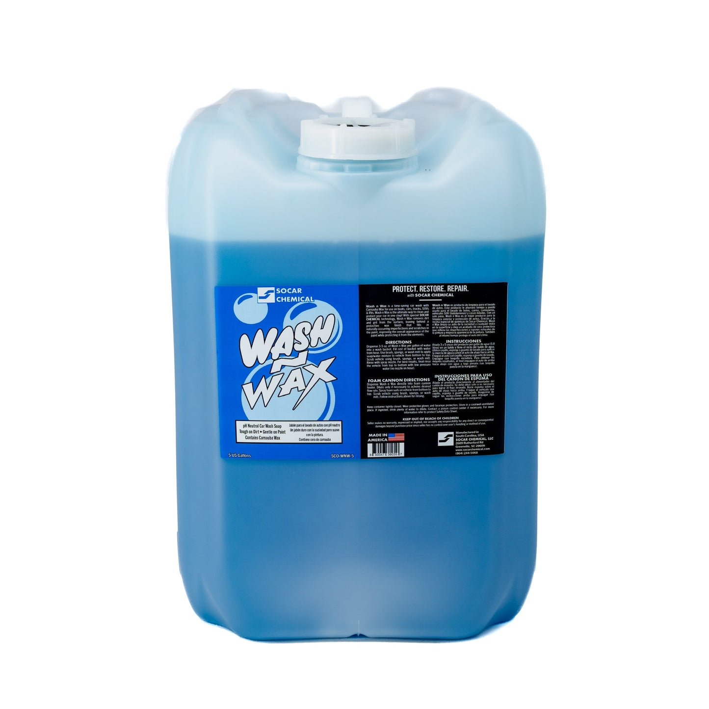 SOCAR Wash n Wax - pH Neutral Car Wash Soap Infused with Carnauba Wax - SCO-WNW-1Q-SCO-WNW-1-SCO-WNW-4-SCO-WNW-5-SCO-WNW-5-  DRIVEN - 11