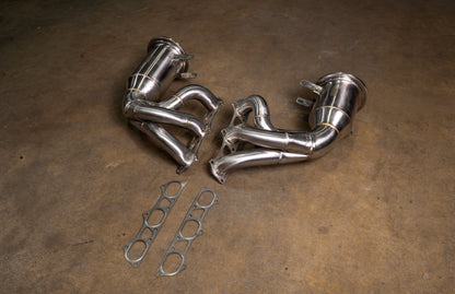 400 Cell Catted Down Pipes For Porsche 992 GT3 / GT3 RS