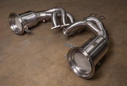 400 Cell Catted Down Pipes For Porsche 992 GT3 / GT3 RS