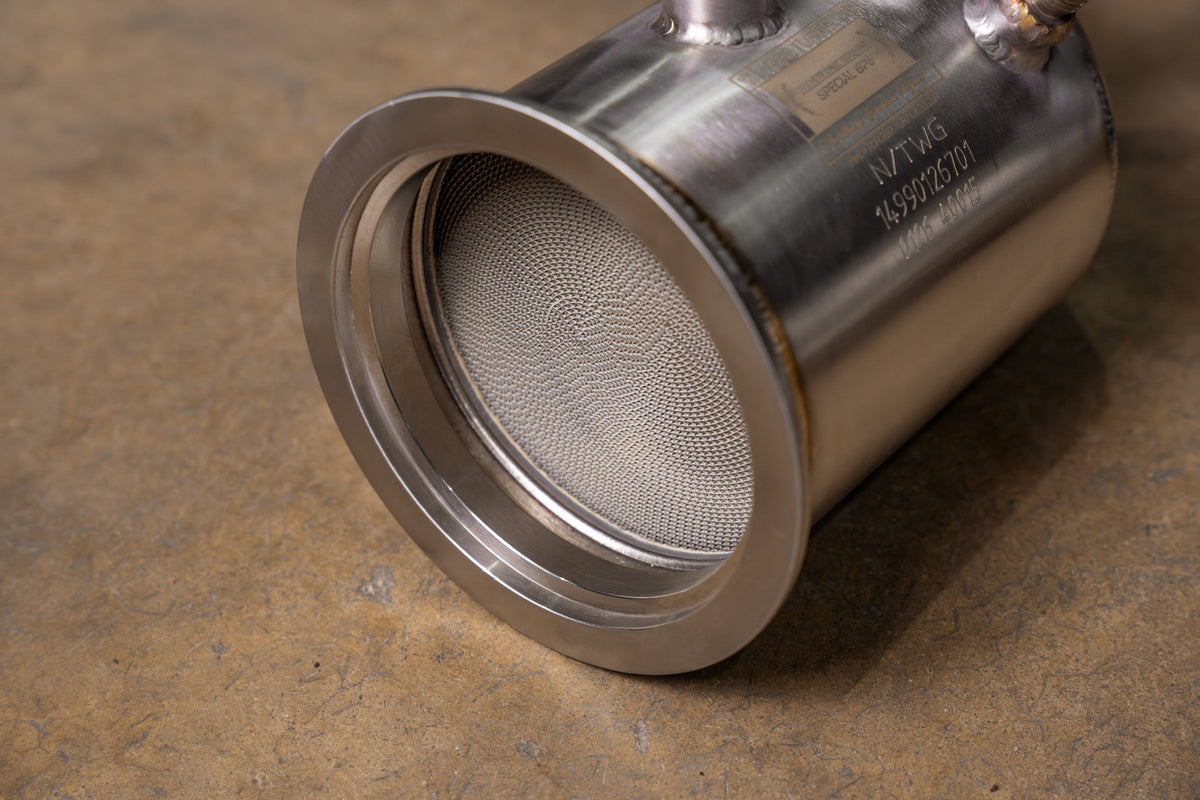 400 Cell Catted Down Pipes For Porsche 992 Turbo / Turbo S