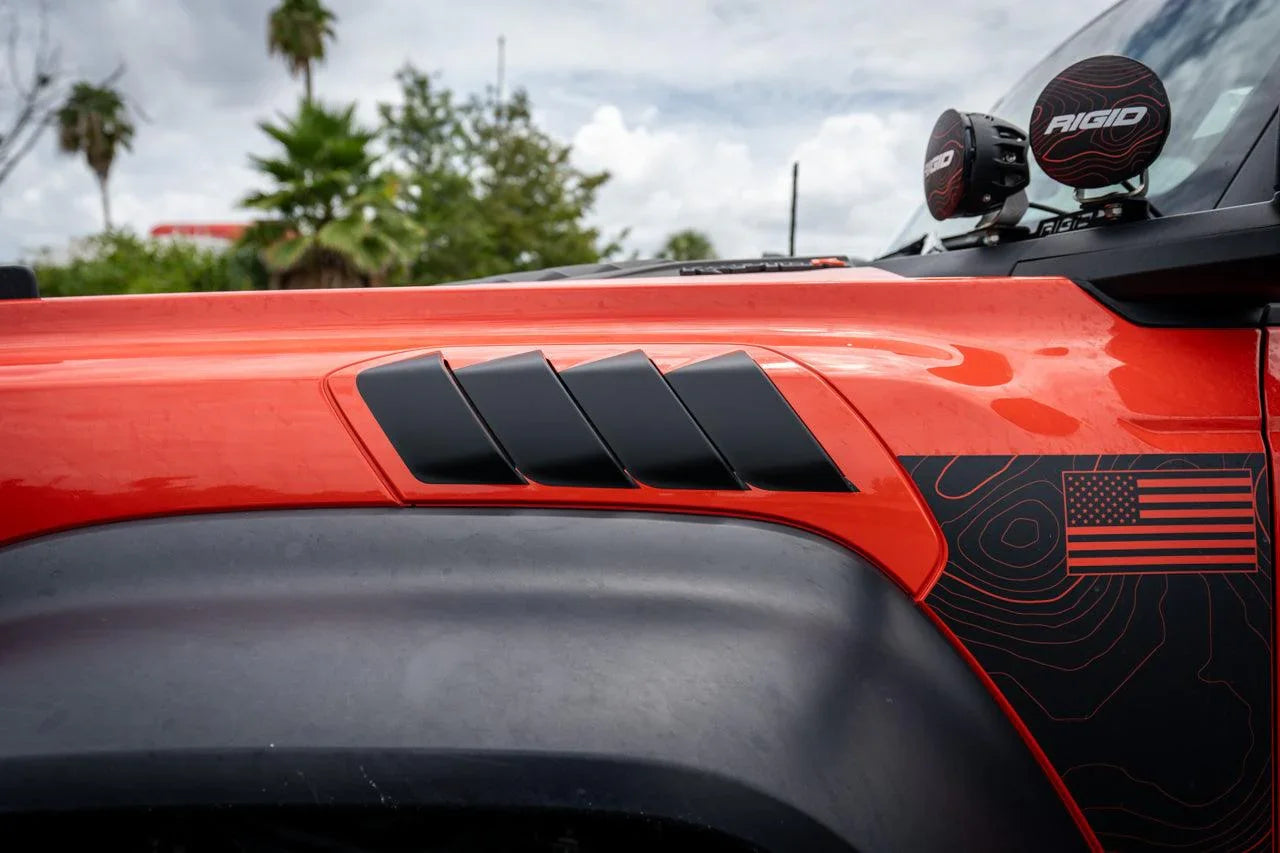 Fender Vent Overlay Kit - 2022+ Bronco Raptor - 22BRPTRFENVENT-MB-22BRPTRFENVENT-GB-22BRPTRFENVENT-3DCF-22BRPTRFENVENT-CODE-  DRIVEN - 1