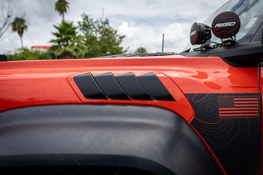 Fender Vent Overlay Kit - 2022+ Bronco Raptor - 22BRPTRFENVENT-MB-22BRPTRFENVENT-GB-22BRPTRFENVENT-3DCF-22BRPTRFENVENT-CODE-  DRIVEN - 1