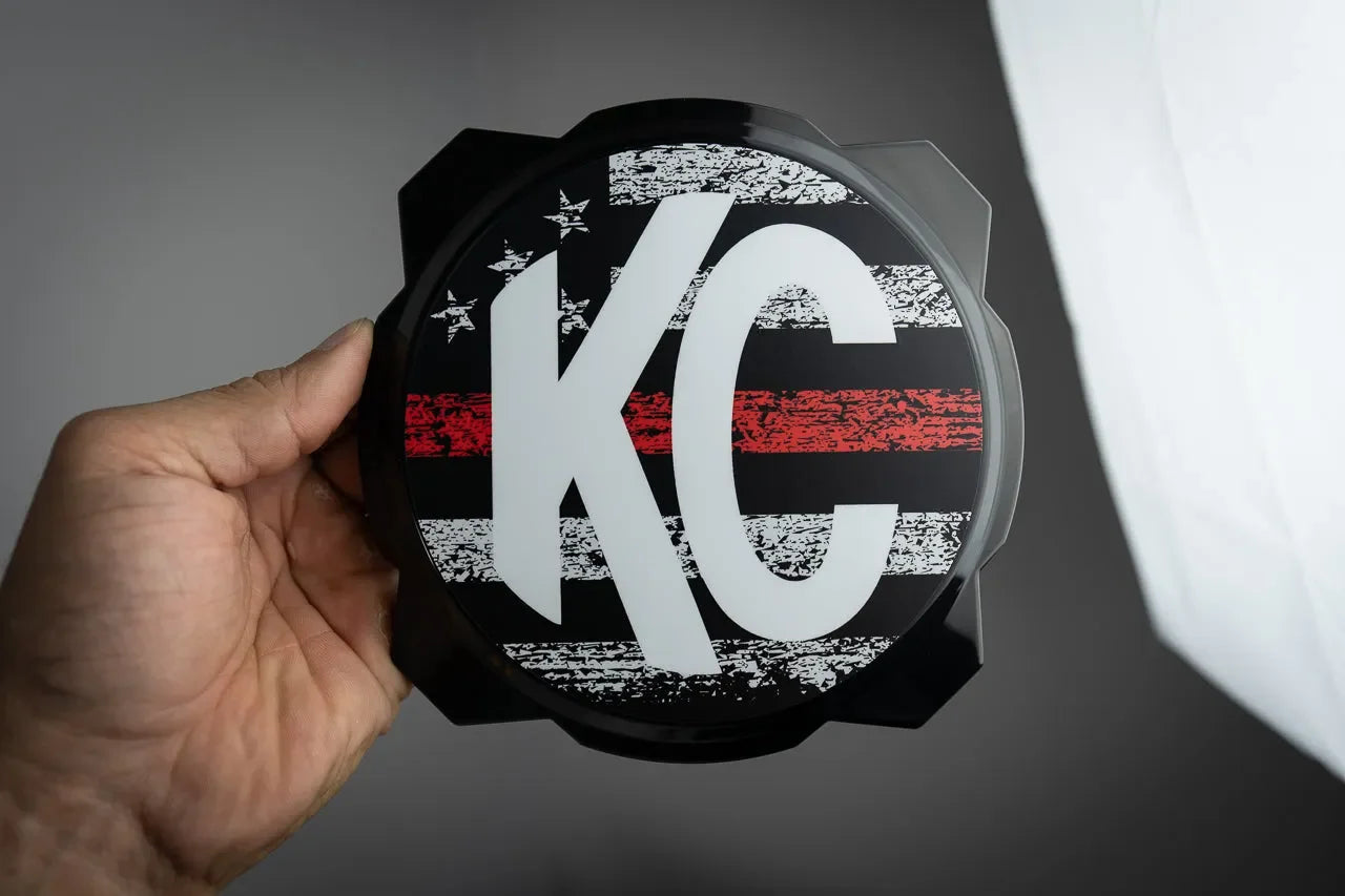 KC HiLITES Pro6 / Titan Gravity Freedom Series Light Cover Overlays - Universal - KCPRO6DSF-RWBW-KCPRO6DSF-RWBB-KCPRO6DSF-BW-KCPRO6DSF-BWV2B-KCPRO6DSF-TBL-  DRIVEN - 8