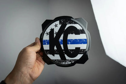 KC HiLITES Pro6 / Titan Gravity Freedom Series Light Cover Overlays - Universal - KCPRO6DSF-RWBW-KCPRO6DSF-RWBB-KCPRO6DSF-BW-KCPRO6DSF-BWV2B-KCPRO6DSF-TBL-  DRIVEN - 9