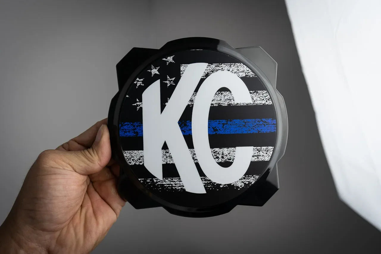 KC HiLITES Pro6 / Titan Gravity Freedom Series Light Cover Overlays - Universal - KCPRO6DSF-RWBW-KCPRO6DSF-RWBB-KCPRO6DSF-BW-KCPRO6DSF-BWV2B-KCPRO6DSF-TBL-  DRIVEN - 8