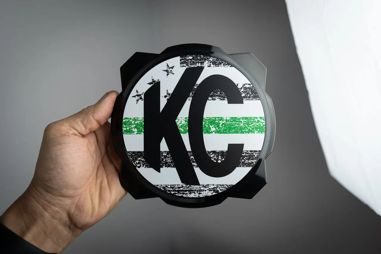 KC HiLITES Pro6 / Titan Gravity Freedom Series Light Cover Overlays - Universal - KCPRO6DSF-RWBW-KCPRO6DSF-RWBB-KCPRO6DSF-BW-KCPRO6DSF-BWV2B-KCPRO6DSF-TBL-  DRIVEN - 9