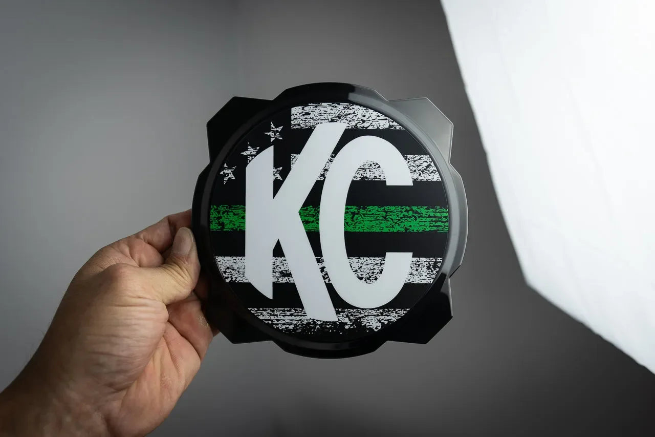 KC HiLITES Pro6 / Titan Gravity Freedom Series Light Cover Overlays - Universal - KCPRO6DSF-RWBW-KCPRO6DSF-RWBB-KCPRO6DSF-BW-KCPRO6DSF-BWV2B-KCPRO6DSF-TBL-  DRIVEN - 12