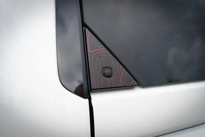 Topo Rear Glass Button Trim Overlay - 2024+ Land Cruiser / GX 550 - LC250TRI-HB-LC250TRI-A51-LC250TRI-CG-LC250TRI-CY-LC250TRI-DS-  DRIVEN - 9