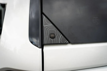Topo Rear Glass Button Trim Overlay - 2024+ Land Cruiser / GX 550 - LC250TRI-HB-LC250TRI-A51-LC250TRI-CG-LC250TRI-CY-LC250TRI-DS-  DRIVEN - 12