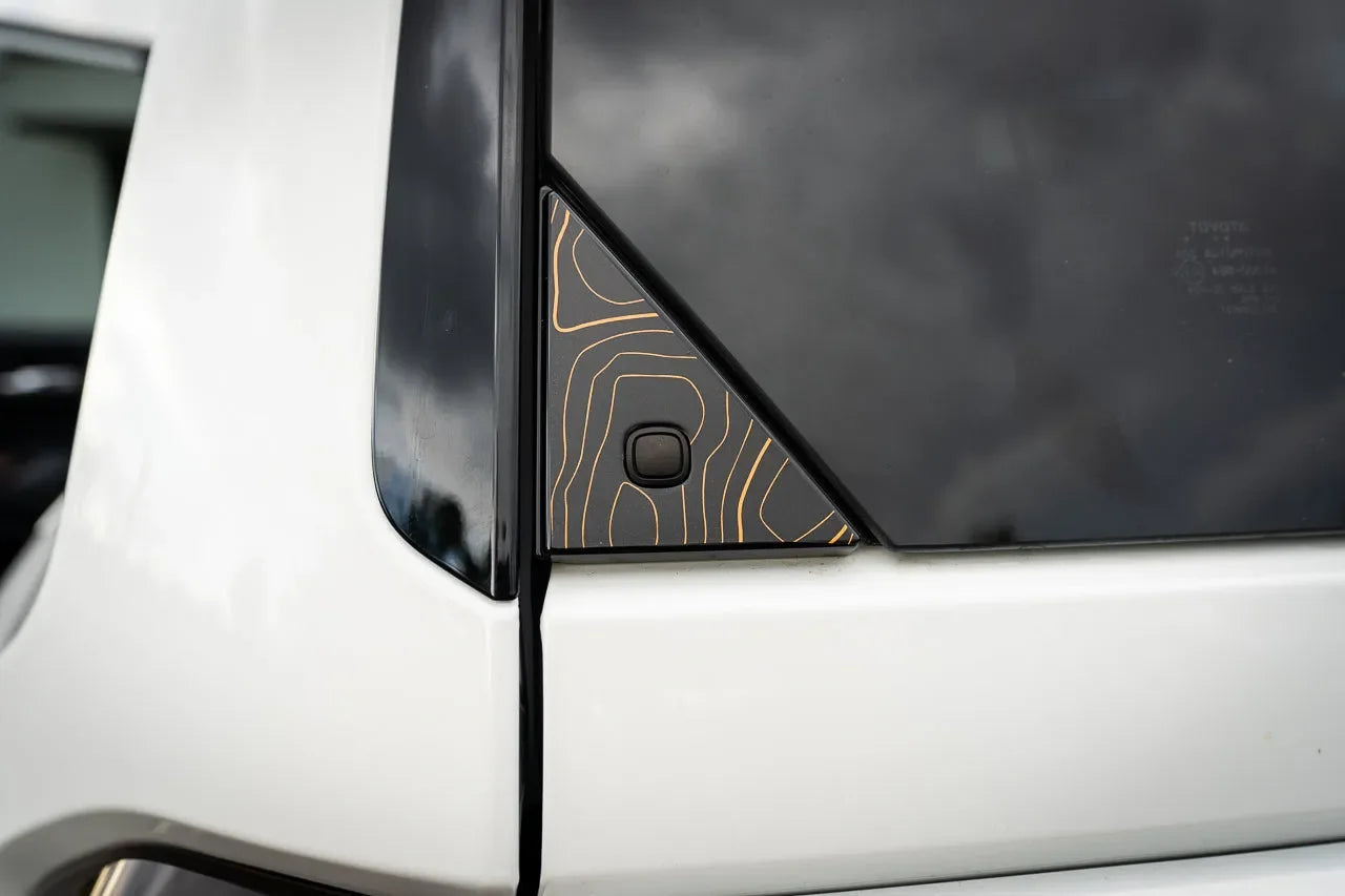 Topo Rear Glass Button Trim Overlay - 2024+ Land Cruiser / GX 550 - LC250TRI-HB-LC250TRI-A51-LC250TRI-CG-LC250TRI-CY-LC250TRI-DS-  DRIVEN - 14