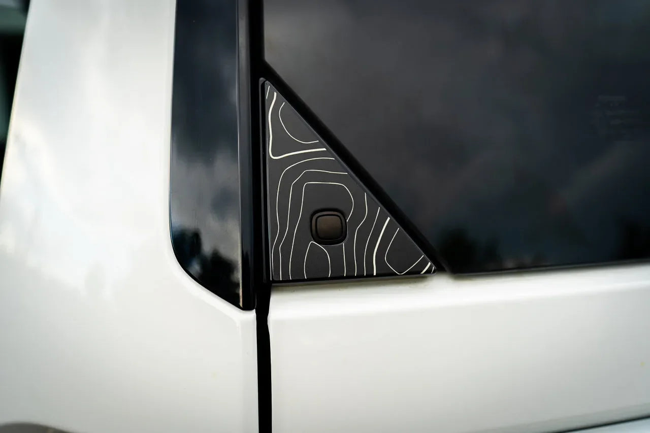 Topo Rear Glass Button Trim Overlay - 2024+ Land Cruiser / GX 550 - LC250TRI-HB-LC250TRI-A51-LC250TRI-CG-LC250TRI-CY-LC250TRI-DS-  DRIVEN - 15
