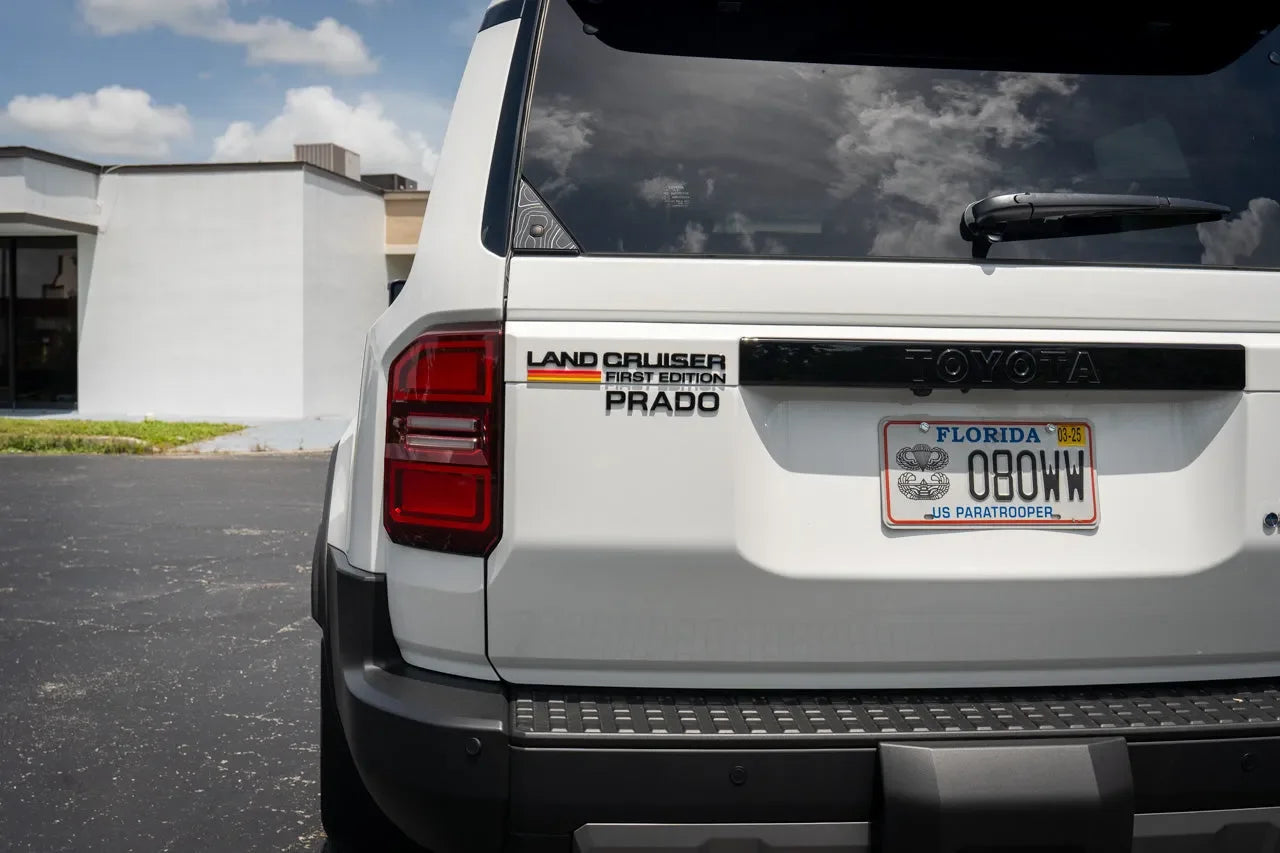 First Edition LC250 Acrylic Laser Series Tailgate Badge - 2024+ Land Cruiser - 24LC250-FEB-  DRIVEN - 10
