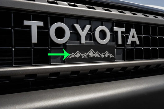 Acrylic Front Grille Emblem - 2024+ Land Cruiser - 24LC250-FG-MTN-24LC250-FG-LC-24LC250-FG-TEQ-24LC250-FG-CUS-  DRIVEN - 1