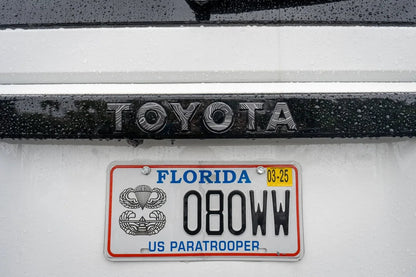 "TOYOTA" Topo Rear Tailgate Emblem Overlays - 2024+ Land Cruiser - 24LC250-RT-TOYOTA-TPWH-24LC250-RT-TOYOTA-TPHB-24LC250-RT-TOYOTA-TPVB-24LC250-RT-TOYOTA-TPAG-24LC250-RT-TOYOTA-TPSO-  DRIVEN - 6