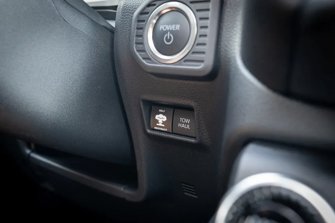 Ejecto Seato Blank Button Overlay - 2024+ Land Cruiser / Tacoma / 2025+ 4Runner - 24LC250-EJECTO-1-24LC250-EJECTO-FULLSET-  DRIVEN - 6