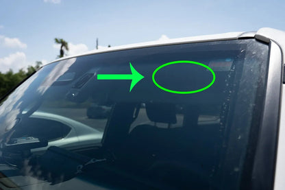 Sun Visor Warning Overlays - 2024+ Land Cruiser / GX 550 - 24TOYLCSUNV-MB-24TOYLCSUNV-3DB-  DRIVEN - 1