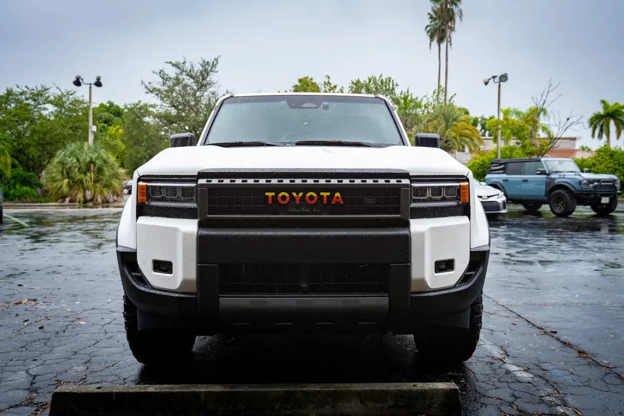 TOYOTA Front Grille Emblem Kit - 2024+ Land Cruiser / 07-14 FJ Cruiser - 24LC250-FG-TOYOTA-WH-24LC250-FG-TOYOTA-GB-24LC250-FG-TOYOTA-MB-24LC250-FG-TOYOTA-BL-24LC250-FG-TOYOTA-GR-  DRIVEN - 9