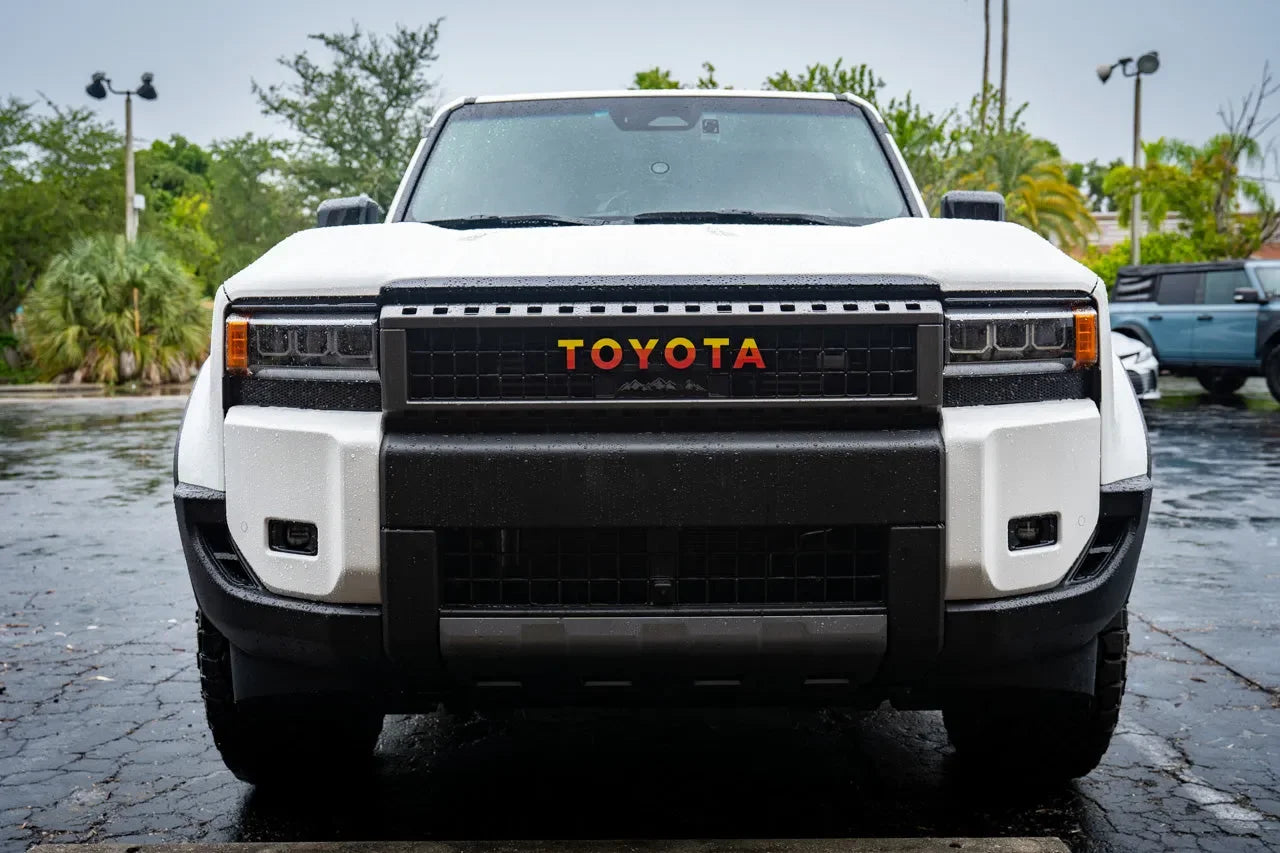 TOYOTA Front Grille Emblem Kit - 2024+ Land Cruiser / 07-14 FJ Cruiser - 24LC250-FG-TOYOTA-WH-24LC250-FG-TOYOTA-GB-24LC250-FG-TOYOTA-MB-24LC250-FG-TOYOTA-BL-24LC250-FG-TOYOTA-GR-  DRIVEN - 3