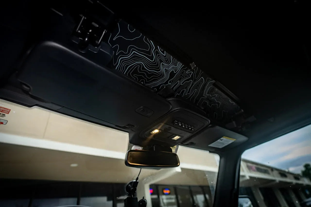 Topo Soft Top Bronco Panel Overlay - 2021+ Bronco Factory Soft Top - 21BRNSFTTOPPANEL-TPAMBL-21BRNSFTTOPPANEL-TPA51L-21BRNSFTTOPPANEL-TPAZL-21BRNSFTTOPPANEL-TPCGL-21BRNSFTTOPPANEL-TPCBNL-  DRIVEN - 3