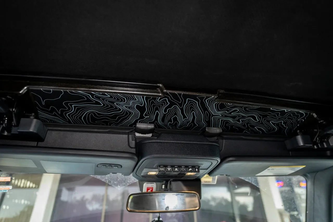 Topo Soft Top Bronco Panel Overlay - 2021+ Bronco Factory Soft Top - 21BRNSFTTOPPANEL-TPAMBL-21BRNSFTTOPPANEL-TPA51L-21BRNSFTTOPPANEL-TPAZL-21BRNSFTTOPPANEL-TPCGL-21BRNSFTTOPPANEL-TPCBNL-  DRIVEN - 8