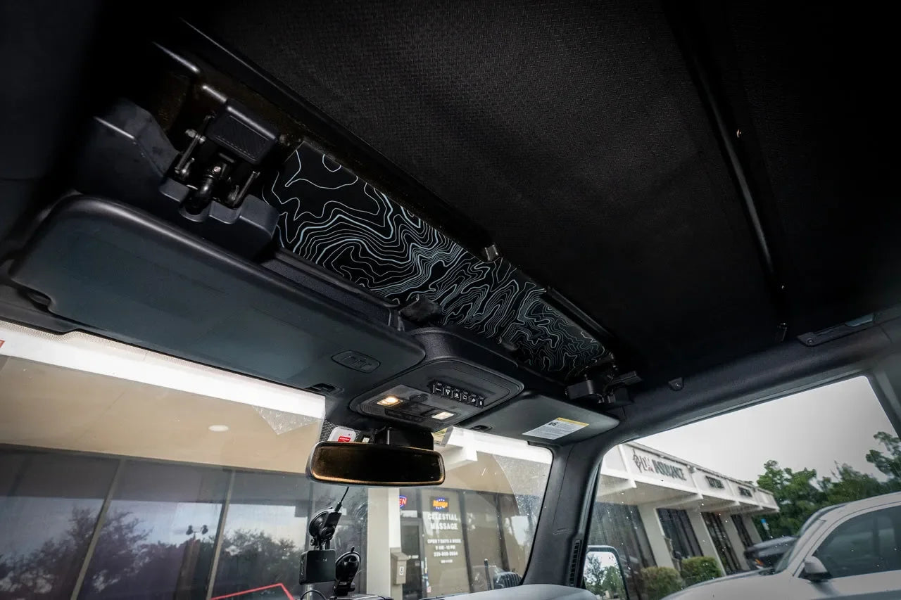 Topo Soft Top Bronco Panel Overlay - 2021+ Bronco Factory Soft Top - 21BRNSFTTOPPANEL-TPAMBL-21BRNSFTTOPPANEL-TPA51L-21BRNSFTTOPPANEL-TPAZL-21BRNSFTTOPPANEL-TPCGL-21BRNSFTTOPPANEL-TPCBNL-  DRIVEN - 1