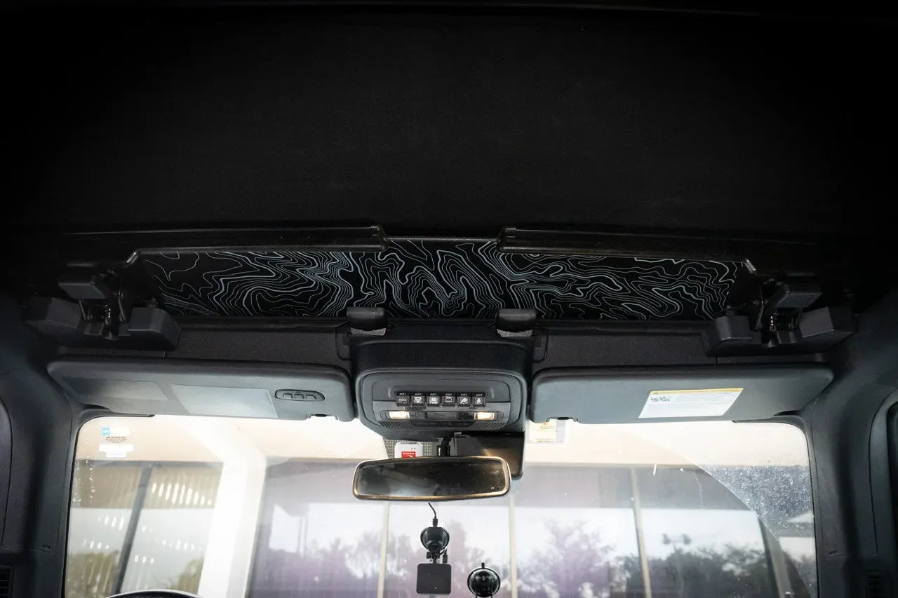 Topo Soft Top Bronco Panel Overlay - 2021+ Bronco Factory Soft Top - 21BRNSFTTOPPANEL-TPAMBL-21BRNSFTTOPPANEL-TPA51L-21BRNSFTTOPPANEL-TPAZL-21BRNSFTTOPPANEL-TPCGL-21BRNSFTTOPPANEL-TPCBNL-  DRIVEN - 10