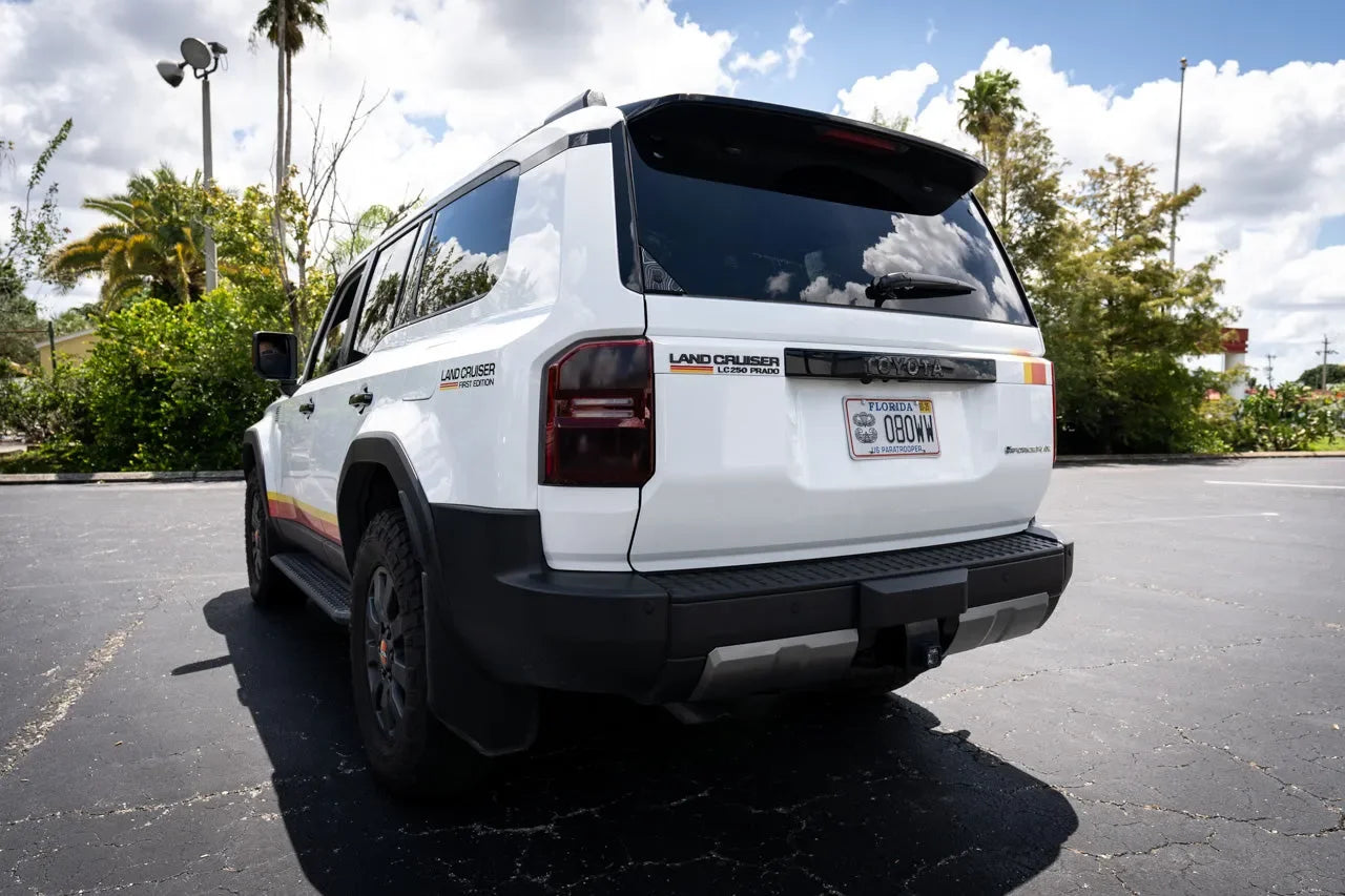 First Edition Press Release Style Rear Fender Vinyl Decal Kit (Pair) - 2024+ Land Cruiser - 24LC250-RFEN-FE-  DRIVEN - 7