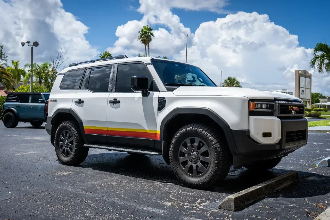 First Edition Press Release Style Rear Fender Vinyl Decal Kit (Pair) - 2024+ Land Cruiser - 24LC250-RFEN-FE-  DRIVEN - 5