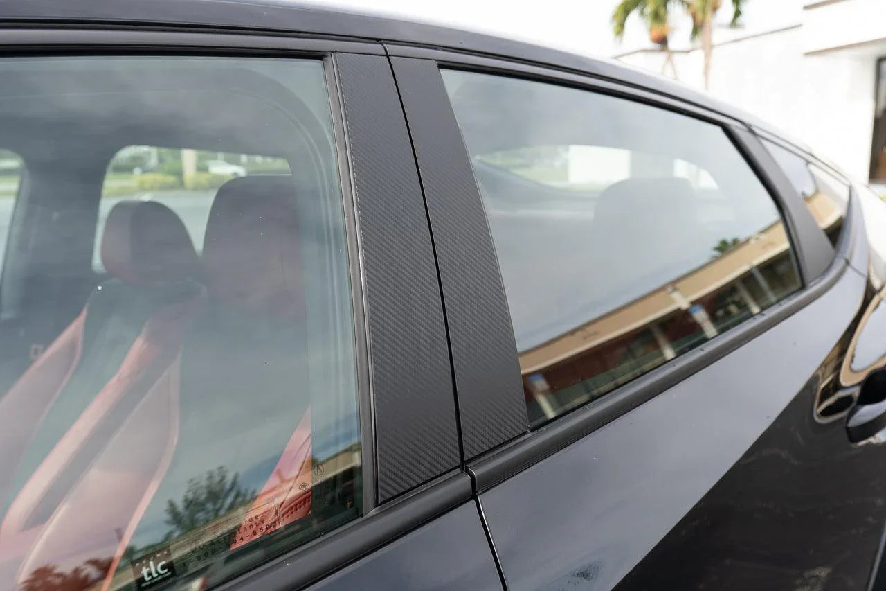 3D Carbon B Pillar Overlay - 2023+ Integra / 2022+ Civic - 23INT3DBPILLAR-  DRIVEN - 1