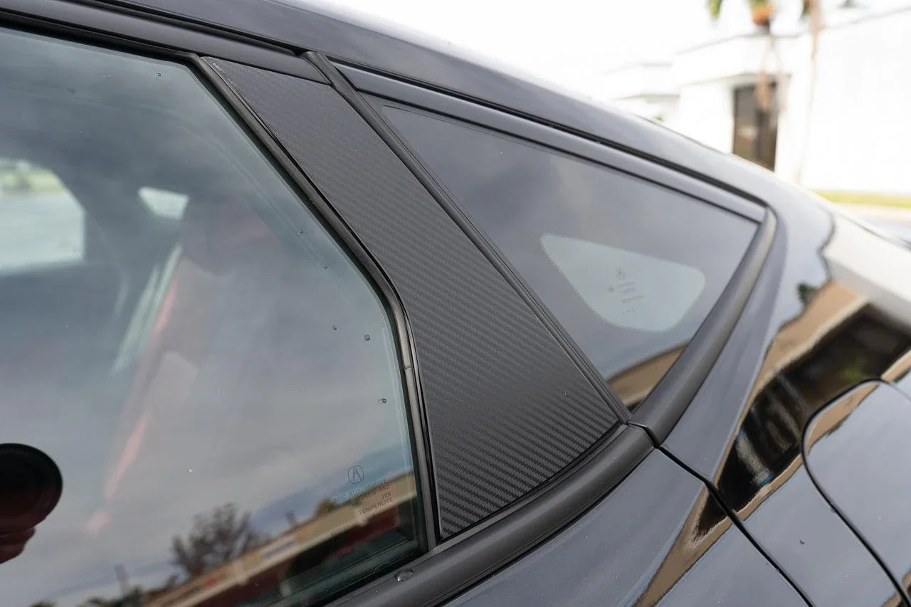 3D Carbon C Pillar Overlay - 2023+ Integra / 2022+ Civic - 23INT3DCPILLAR-  DRIVEN - 1