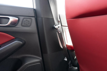 3D Carbon Fiber Seatbelt Trim Protector - 2023+ Integra / 2022+ Civic - 23INTSBTRIM-3DB-  DRIVEN - 4