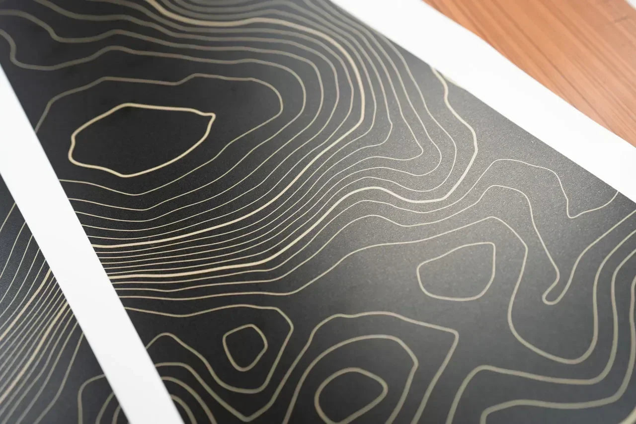 Topographic Map Premium Print Vinyl Rolls (3' or 6') - Matte Finish - 67339b2baf629-67339b2c8076f-21BRNBPILLAR4PT-TPAMB-67339b266e5e7-21BRNBPILLAR4PT-TPA51L-  DRIVEN - 4