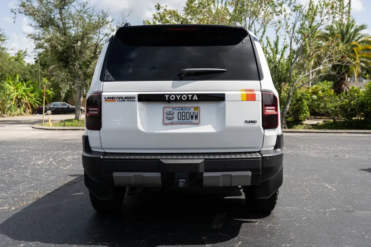 TURBO Acrylic Laser Series Tailgate Badge - 2024+ Land Cruiser / Tacoma / 2025+ 4Runner - 24LC250-TURBO-  DRIVEN - 4