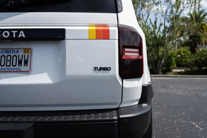 TURBO Acrylic Laser Series Tailgate Badge - 2024+ Land Cruiser / Tacoma / 2025+ 4Runner - 24LC250-TURBO-  DRIVEN - 9