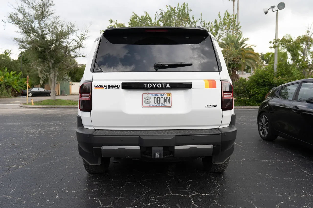 FULL TIME 4WD Acrylic Laser Series Tailgate Badge - 2024+ Land Cruiser / GX550 / 2025+ 4Runner Limited - 24LC250-FT4WD-  DRIVEN - 2