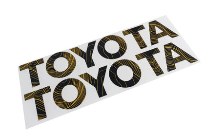 "TOYOTA" Topo Front Grille Emblem Kit - 2024+ Land Cruiser  / 07-14 FJ Cruiser - 24LC250-FG-TOYOTA-TPWH-24LC250-FG-TOYOTA-TPHB-24LC250-FG-TOYOTA-TPVB-24LC250-FG-TOYOTA-TPAG-24LC250-FG-TOYOTA-TPSO-  DRIVEN - 12