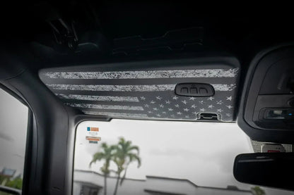 Freedom Series Sun Visor Overlays (Printed Series) - 2021+ Bronco - 21BRNVISORFULLFREE-BWNHL-21BRNVISORFULLFREE-BWHL-21BRNVISORFULLFREE-TBLNHL-21BRNVISORFULLFREE-TBLHL-21BRNVISORFULLFREE-TRLNHL-  DRIVEN - 3