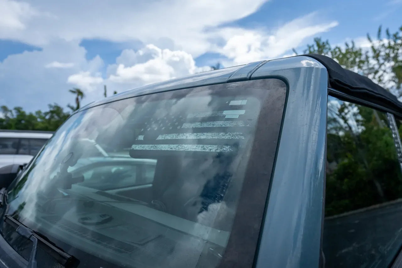 Freedom Series Sun Visor Overlays (Printed Series) - 2021+ Bronco - 21BRNVISORFULLFREE-BWNHL-21BRNVISORFULLFREE-BWHL-21BRNVISORFULLFREE-TBLNHL-21BRNVISORFULLFREE-TBLHL-21BRNVISORFULLFREE-TRLNHL-  DRIVEN - 7