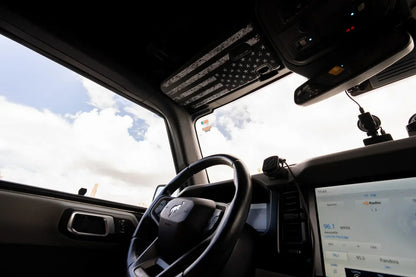 Freedom Series Sun Visor Overlays (Printed Series) - 2021+ Bronco - 21BRNVISORFULLFREE-BWNHL-21BRNVISORFULLFREE-BWHL-21BRNVISORFULLFREE-TBLNHL-21BRNVISORFULLFREE-TBLHL-21BRNVISORFULLFREE-TRLNHL-  DRIVEN - 11