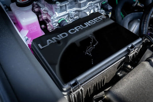 Passenger Side Fuse Box Acrylic Plate - 2024+ Land Cruiser - 24LC-PSFBAPT-24LC-PSFBAPH-24LC-PSFBAPTFE-  DRIVEN - 2