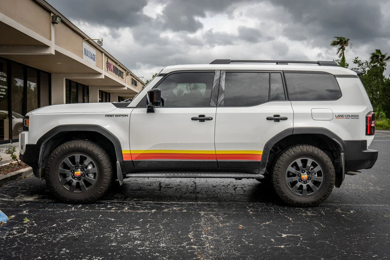 First Edition LC 250 Acrylic Fender Badges (Pair) - 2024+ Land Cruiser - 24LC250-FENFEB-  DRIVEN - 3