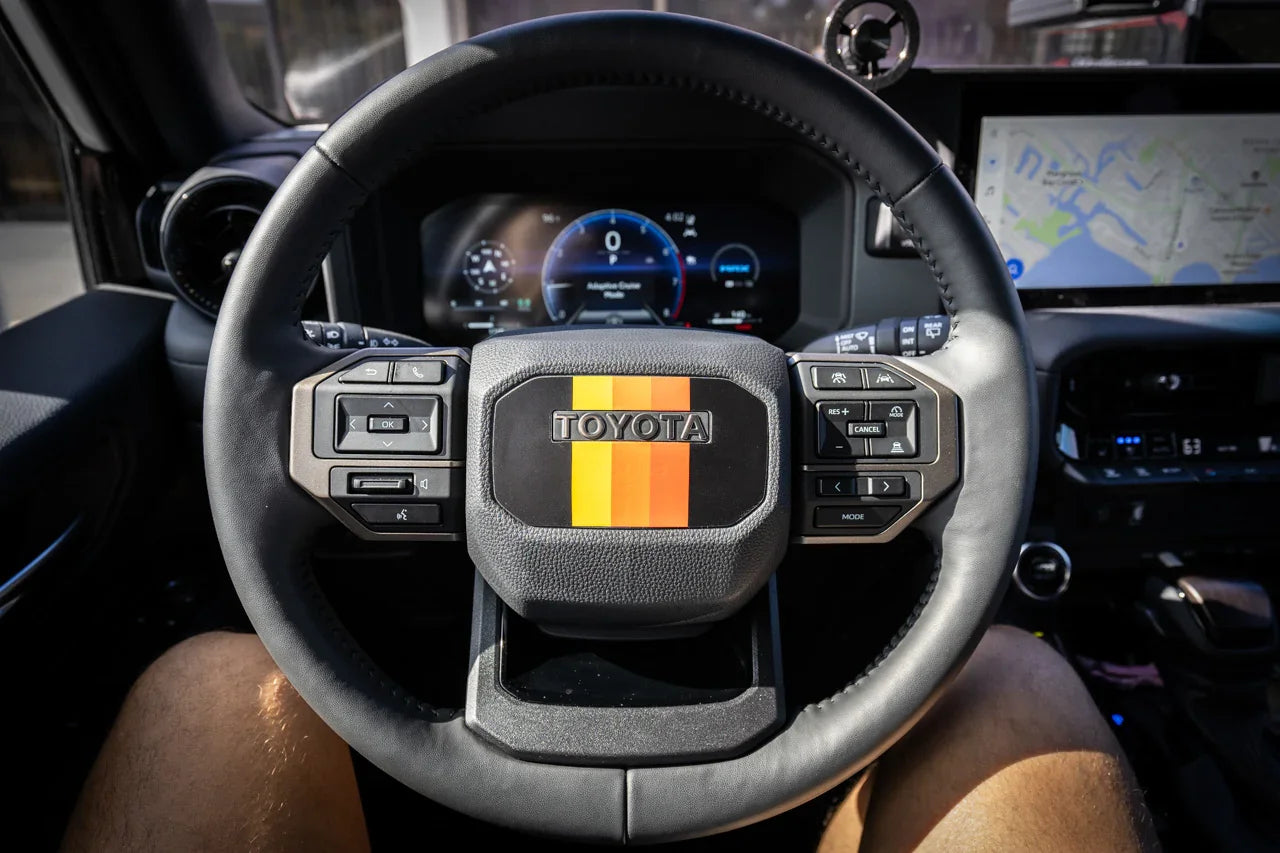 Heritage Steering Wheel Overlay - 2024+ Land Cruiser - 24LC250-SB-ST.TRI-24LC250-SB-ST.TRIB-24LC250-SB-ST.TRIS-  DRIVEN - 3
