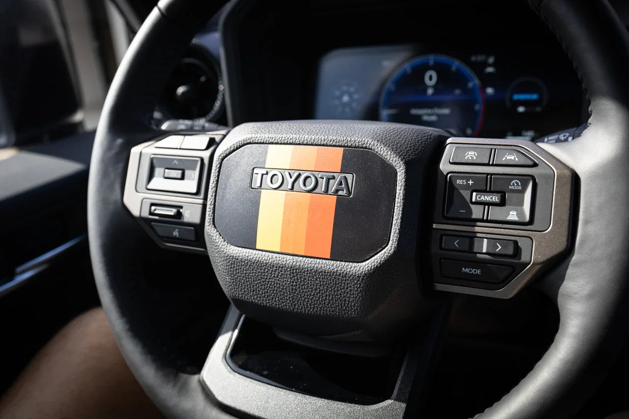 Heritage Steering Wheel Overlay - 2024+ Land Cruiser - 24LC250-SB-ST.TRI-24LC250-SB-ST.TRIB-24LC250-SB-ST.TRIS-  DRIVEN - 5