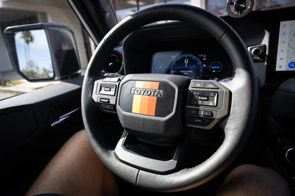 Heritage Steering Wheel Overlay - 2024+ Land Cruiser - 24LC250-SB-ST.TRI-24LC250-SB-ST.TRIB-24LC250-SB-ST.TRIS-  DRIVEN - 1
