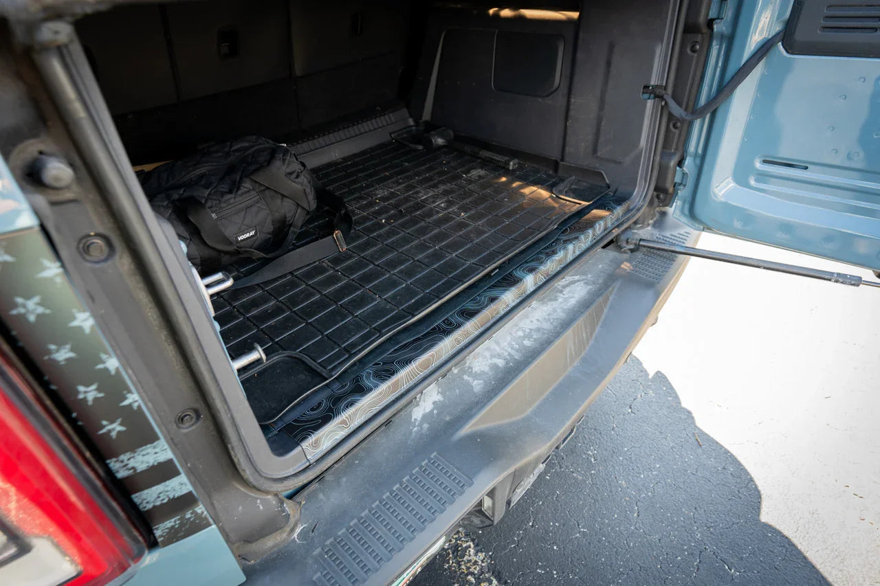 Topo Trunk Trim Overlay / Protector - 2021+ Bronco - 21BRNTRNKTRIM-TPAMBL-21BRNTRNKTRIM-TPA51L-21BRNTRNKTRIM-TPAZL-21BRNTRNKTRIM-TPCGL-21BRNTRNKTRIM-TPCBNL-  DRIVEN - 1