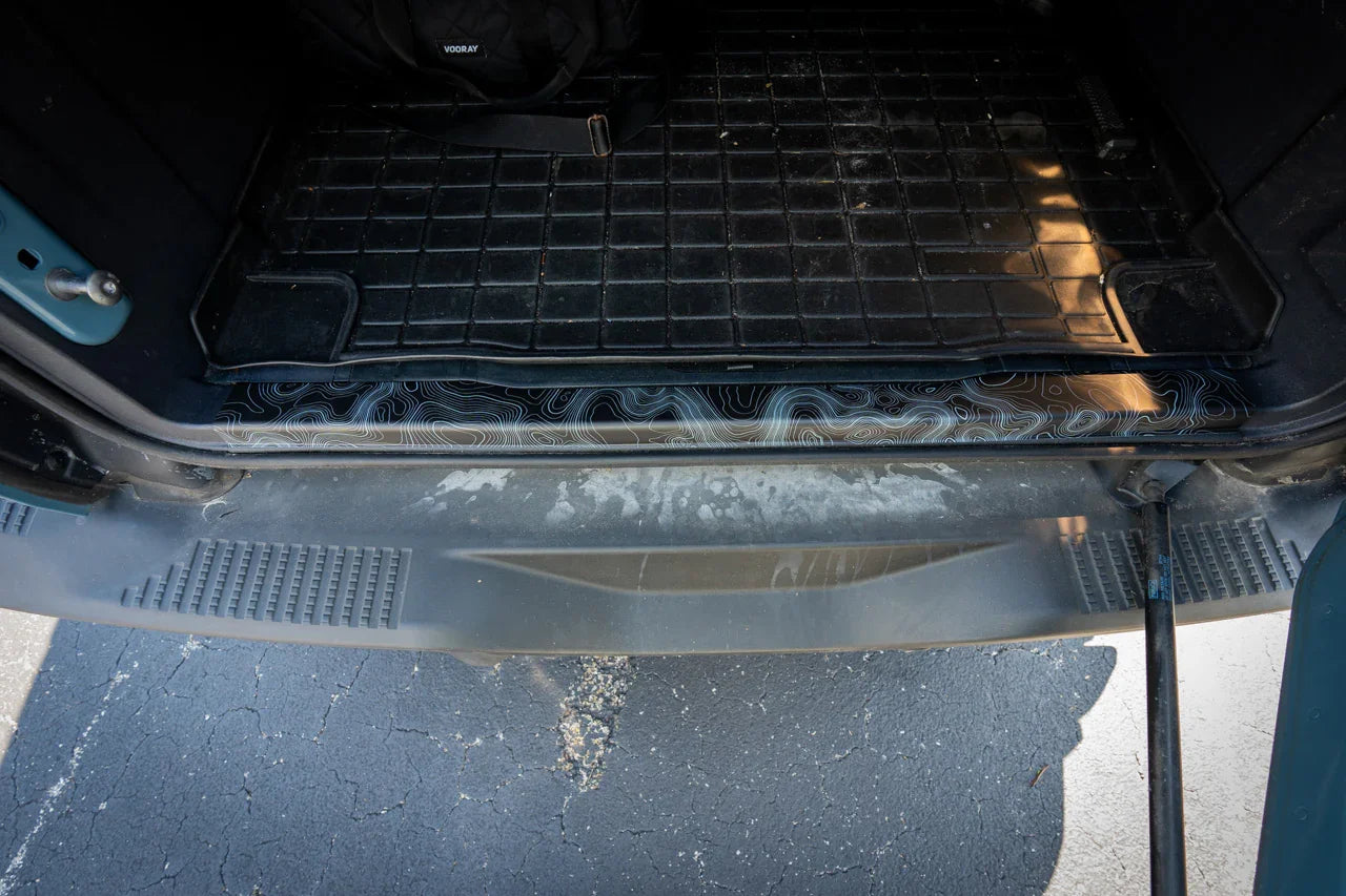 Topo Trunk Trim Overlay / Protector - 2021+ Bronco - 21BRNTRNKTRIM-TPAMBL-21BRNTRNKTRIM-TPA51L-21BRNTRNKTRIM-TPAZL-21BRNTRNKTRIM-TPCGL-21BRNTRNKTRIM-TPCBNL-  DRIVEN - 6